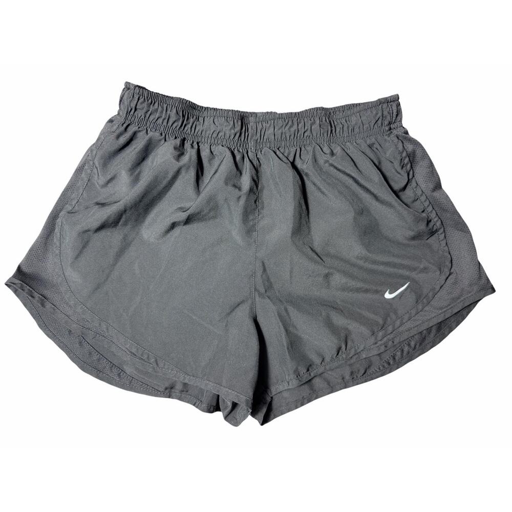 Nike Women’s Dri-FIT Running Shorts Gray Black Size M Athletic